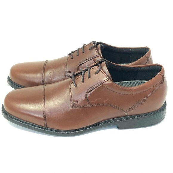Rockport Men\'s City Stride Cap Toe Oxford, Tan, Size 12 M main image 6